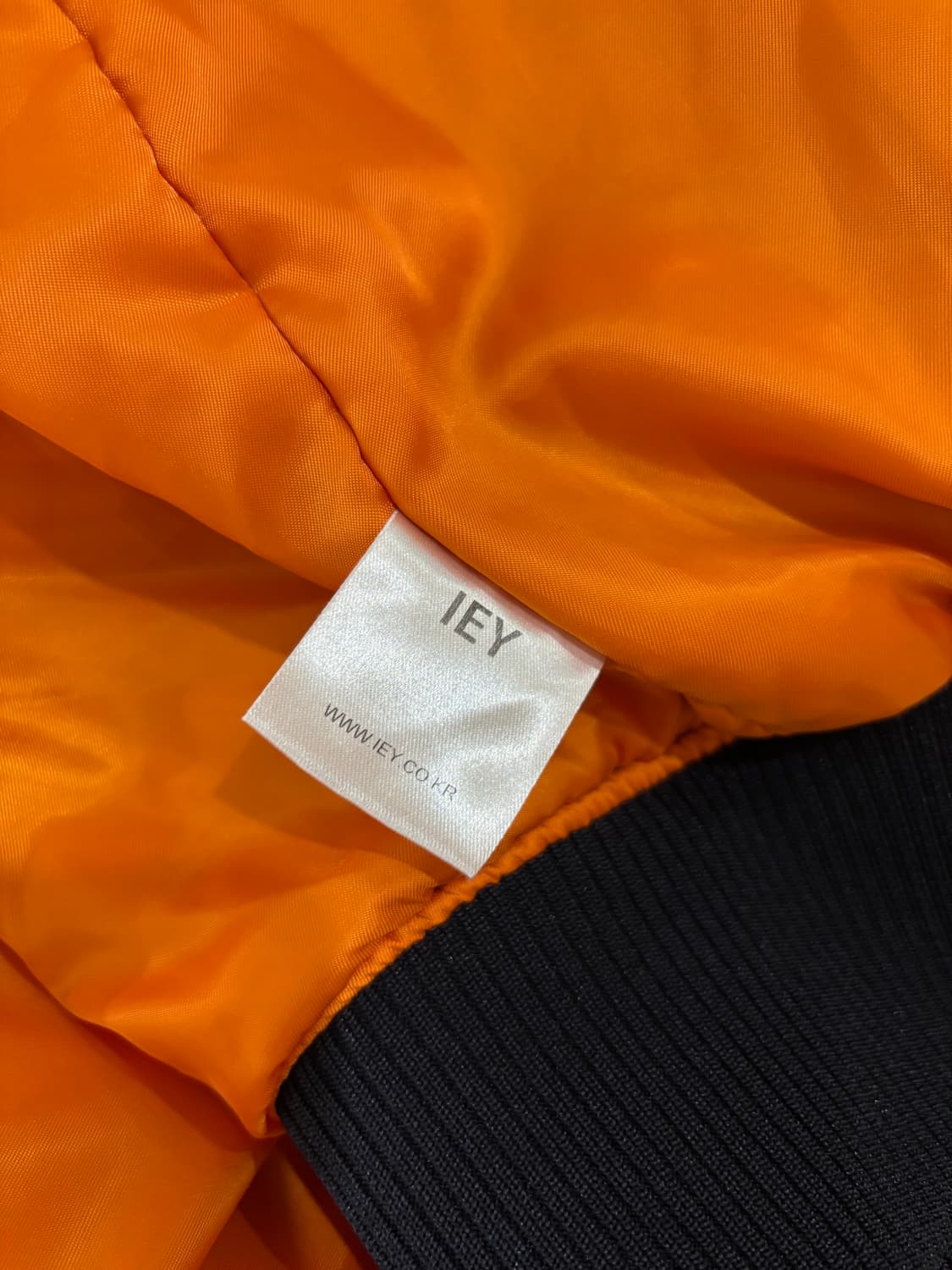 IEY 이에이 네이비 MA-1 봄버 자켓 상품이미지4