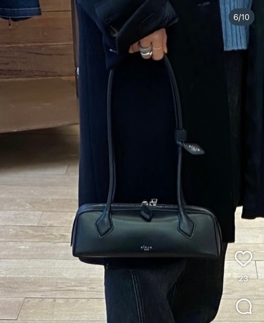 알라이아 테켈백 블랙 스몰🫧 새상품 상품이미지3