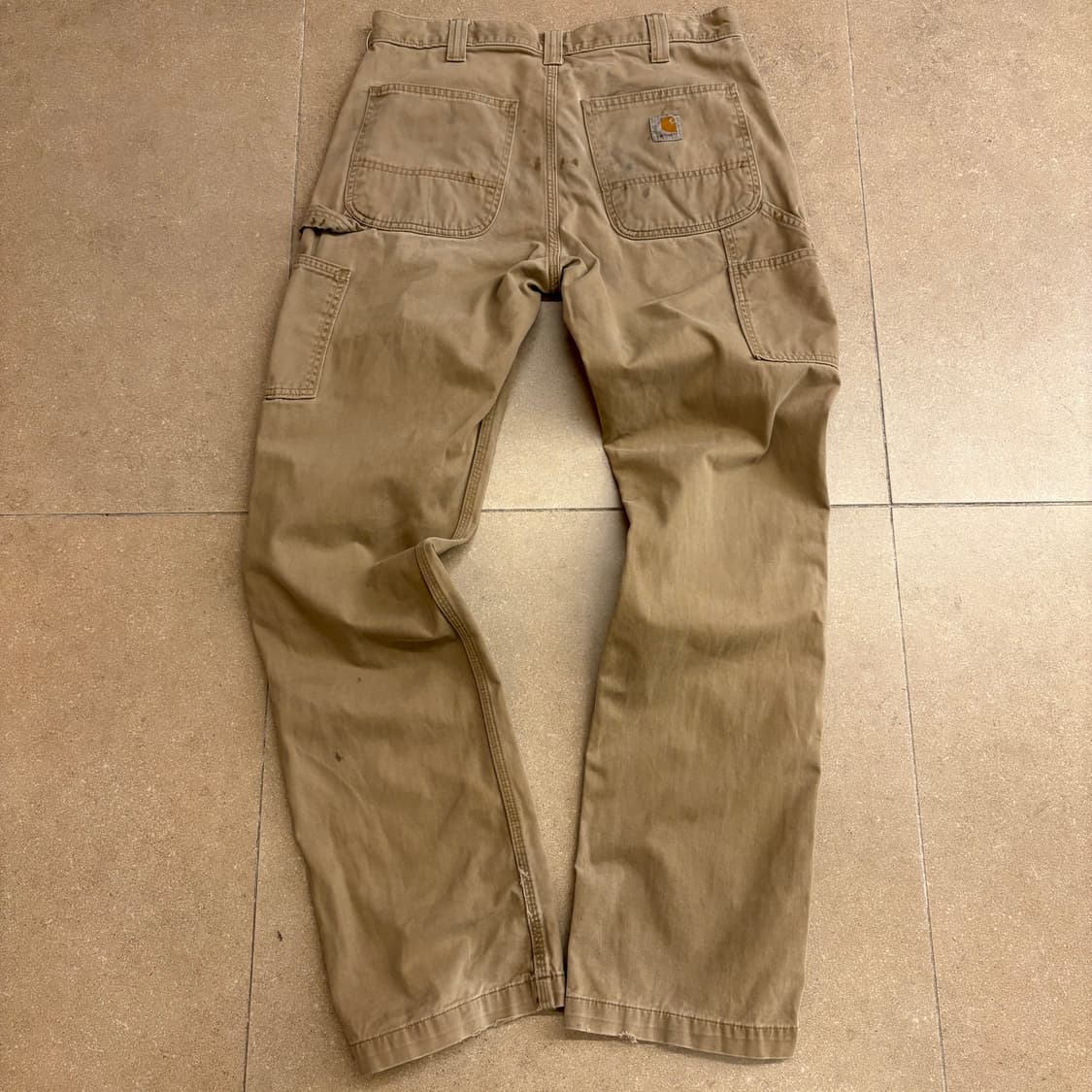 빈티지 칼하트 싱글니 베이지 코튼팬츠 상품이미지1