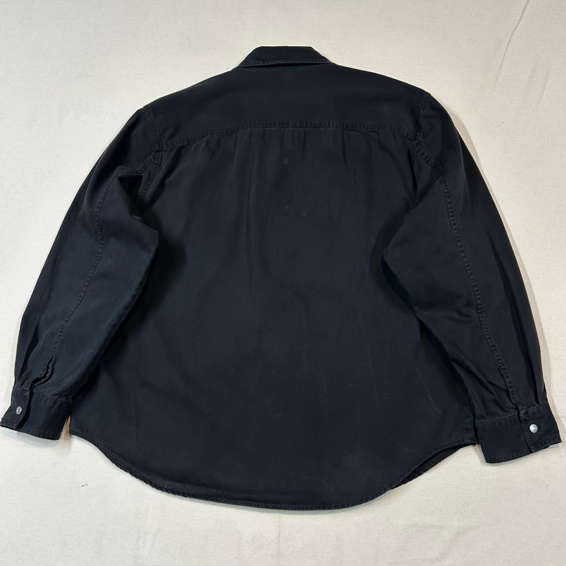XXL) 리바이스 흑청 투포켓 워크 데님 셔츠 자켓 T버튼 타입 상품이미지5