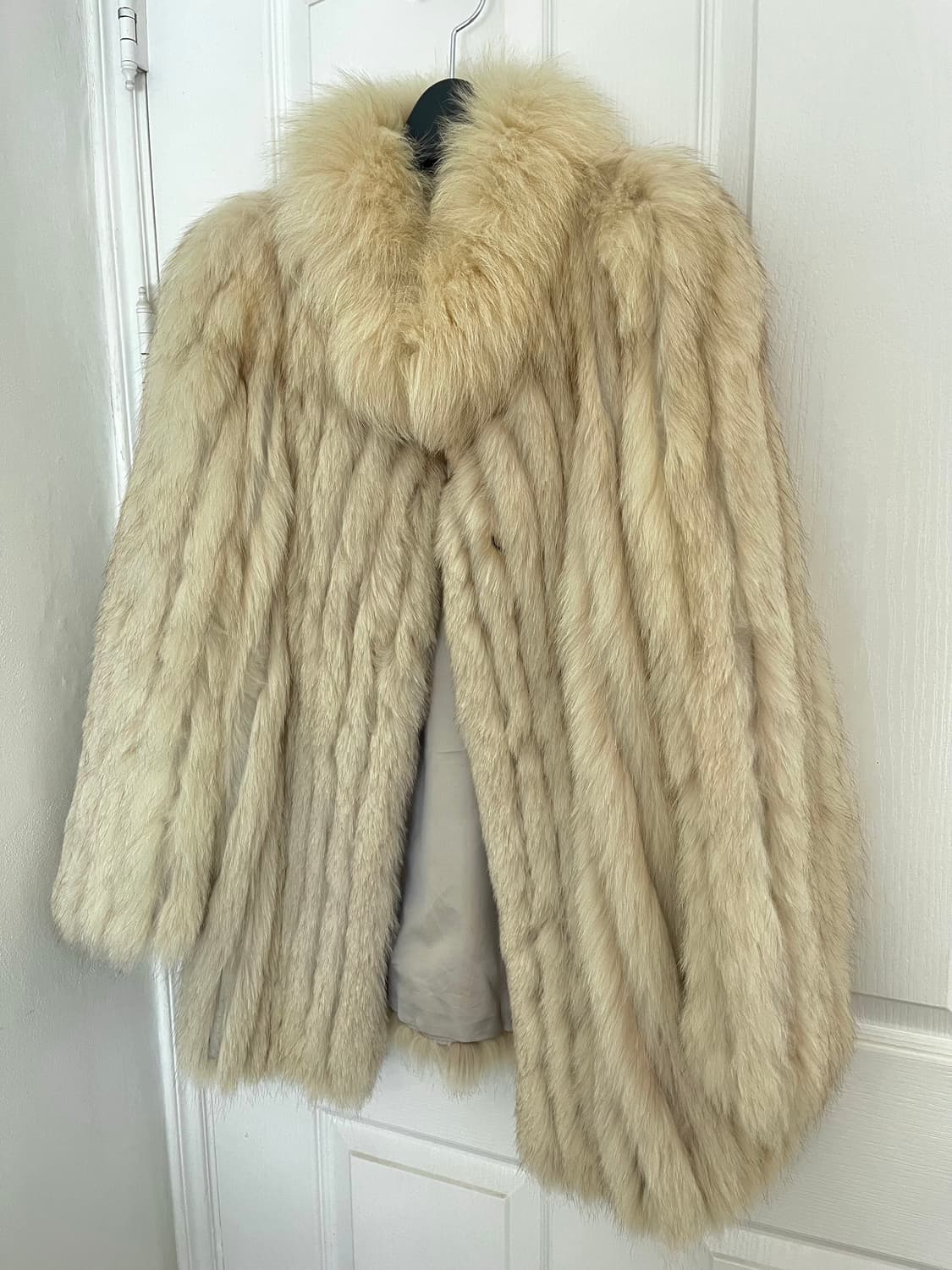 빈티지 폭스 퍼자켓 크림 상품이미지5