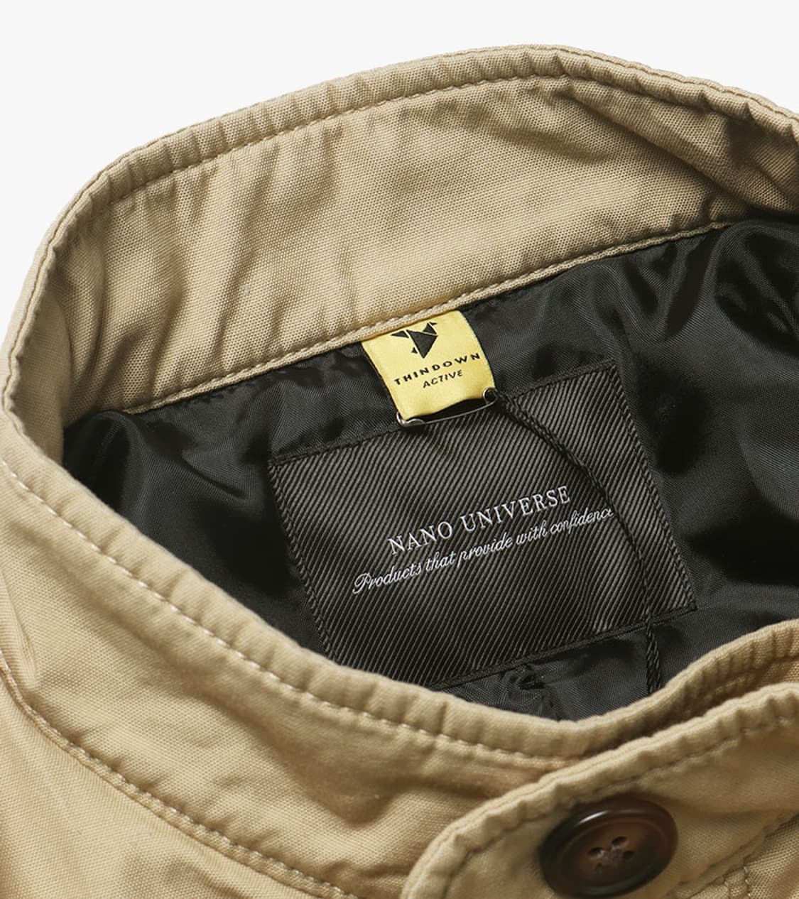 NANO UNIVERSE - THINDOWN MODS COAT 상품이미지5