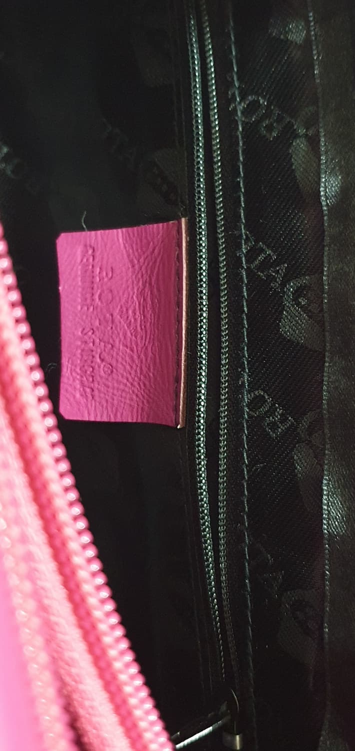 로타(Rota) 가오리가죽 AUGUST 핑크 탑핸들 토트백 상품이미지8