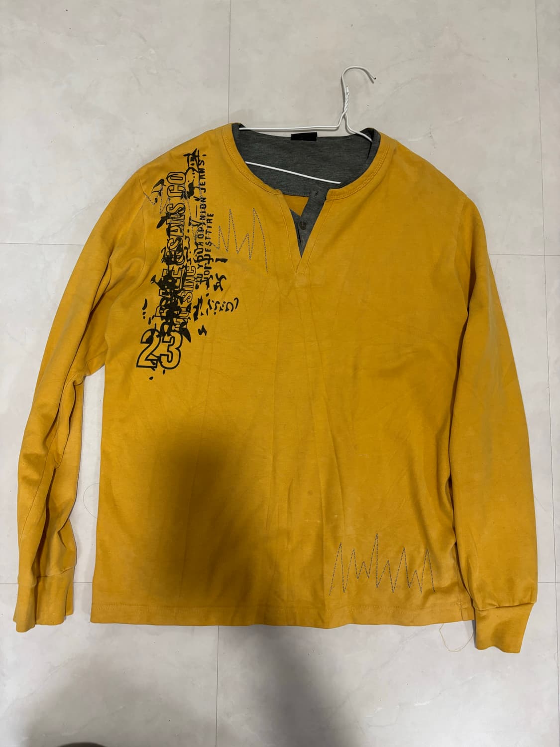 y2k 빈티지 레이어드 롱슬리브 상품이미지1