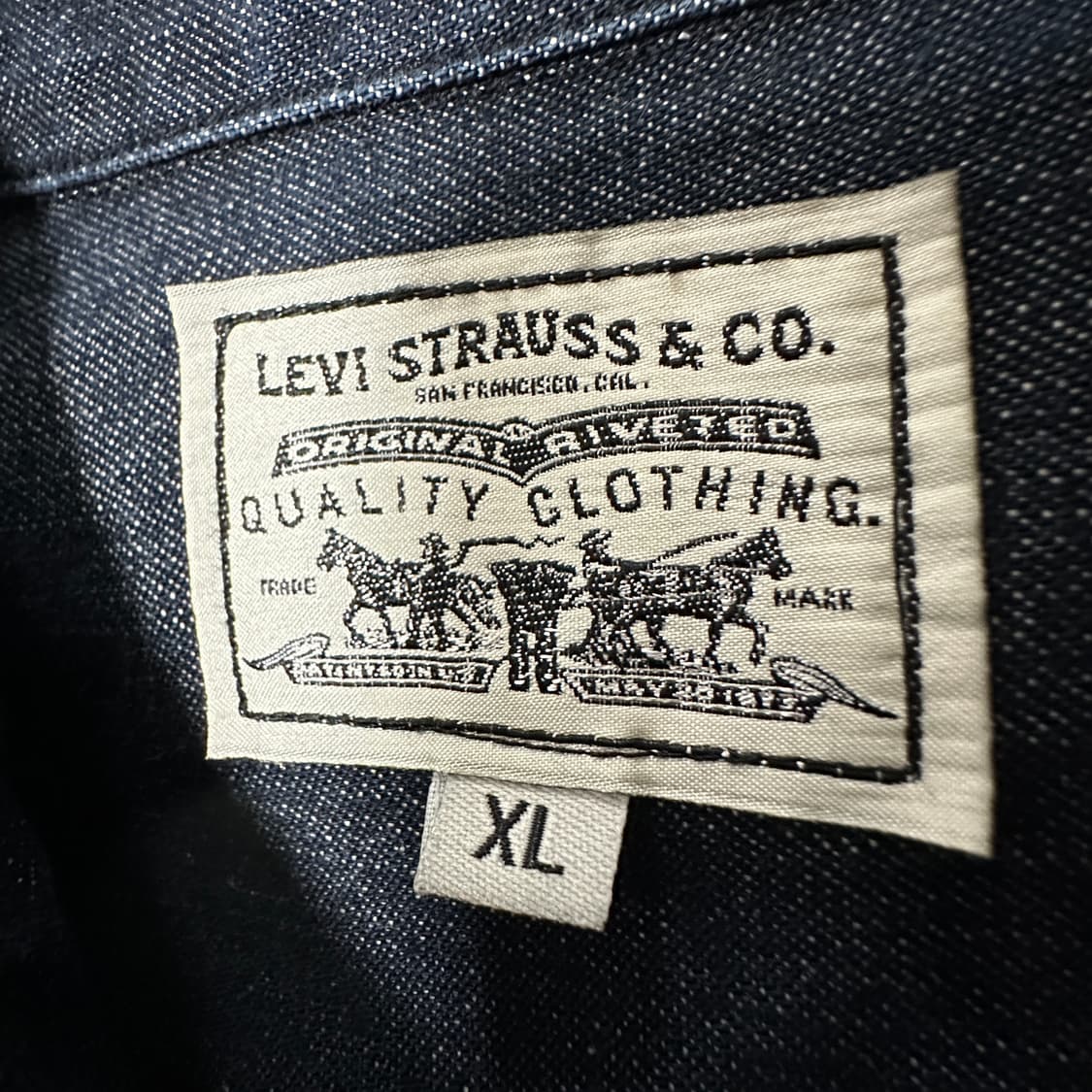 LEVI'S western denim shirt 상품이미지4