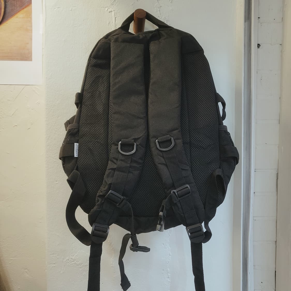 캉골 블랙 백팩(새상품 컨디션) 상품이미지5