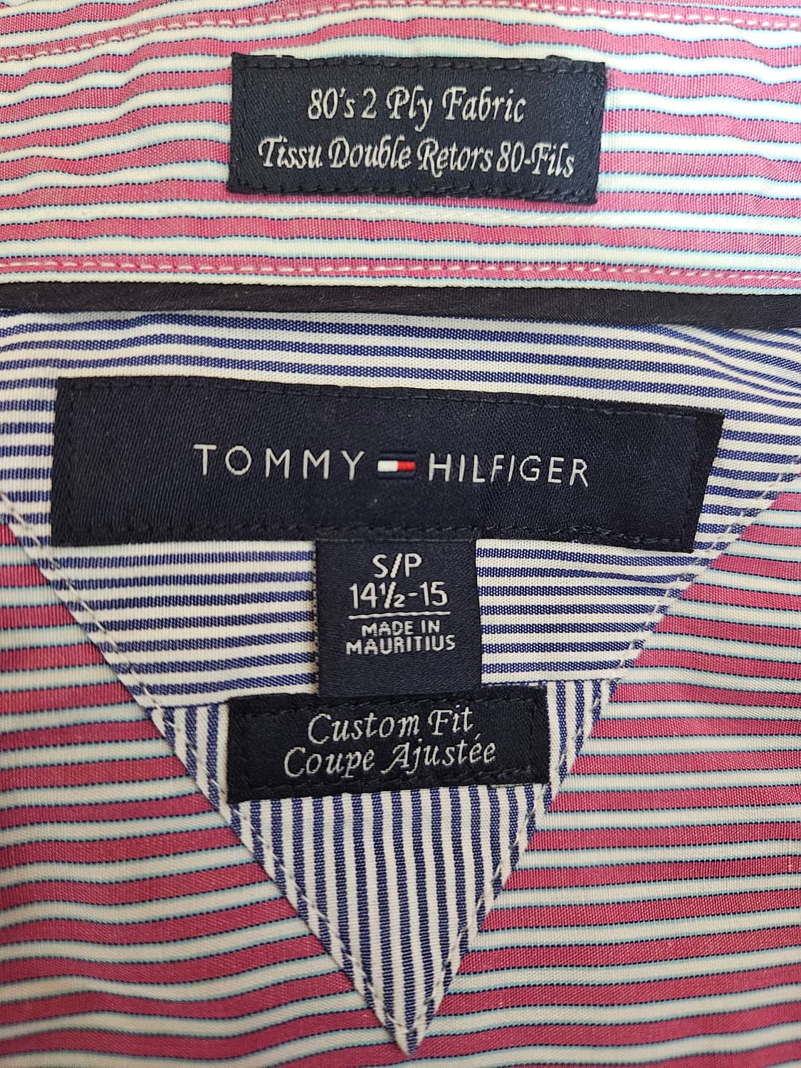 [100] 타미힐피거 레드 스트라이프 셔츠 상품이미지3