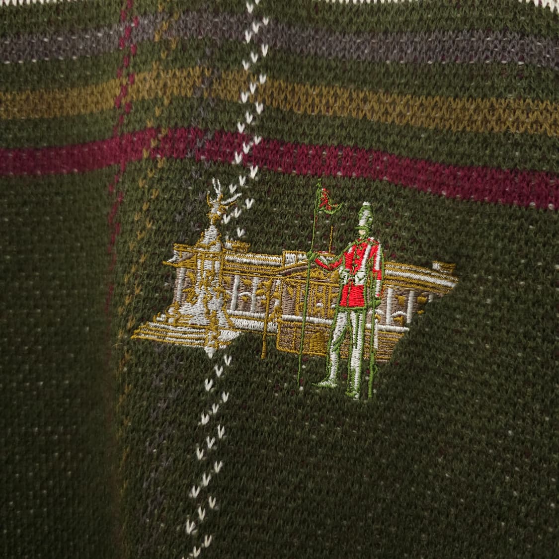 울혼방 카키 니트 상품이미지6