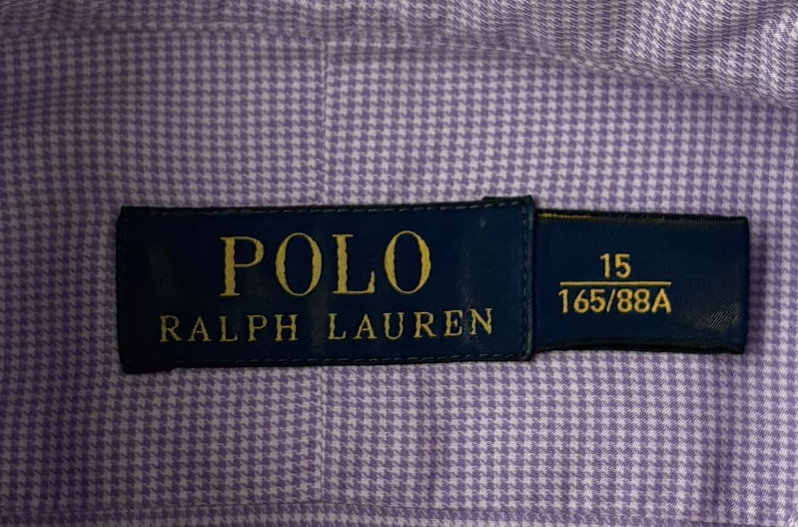 Polo 폴로랄프로렌 라벤더 체크 셔츠 상품이미지4