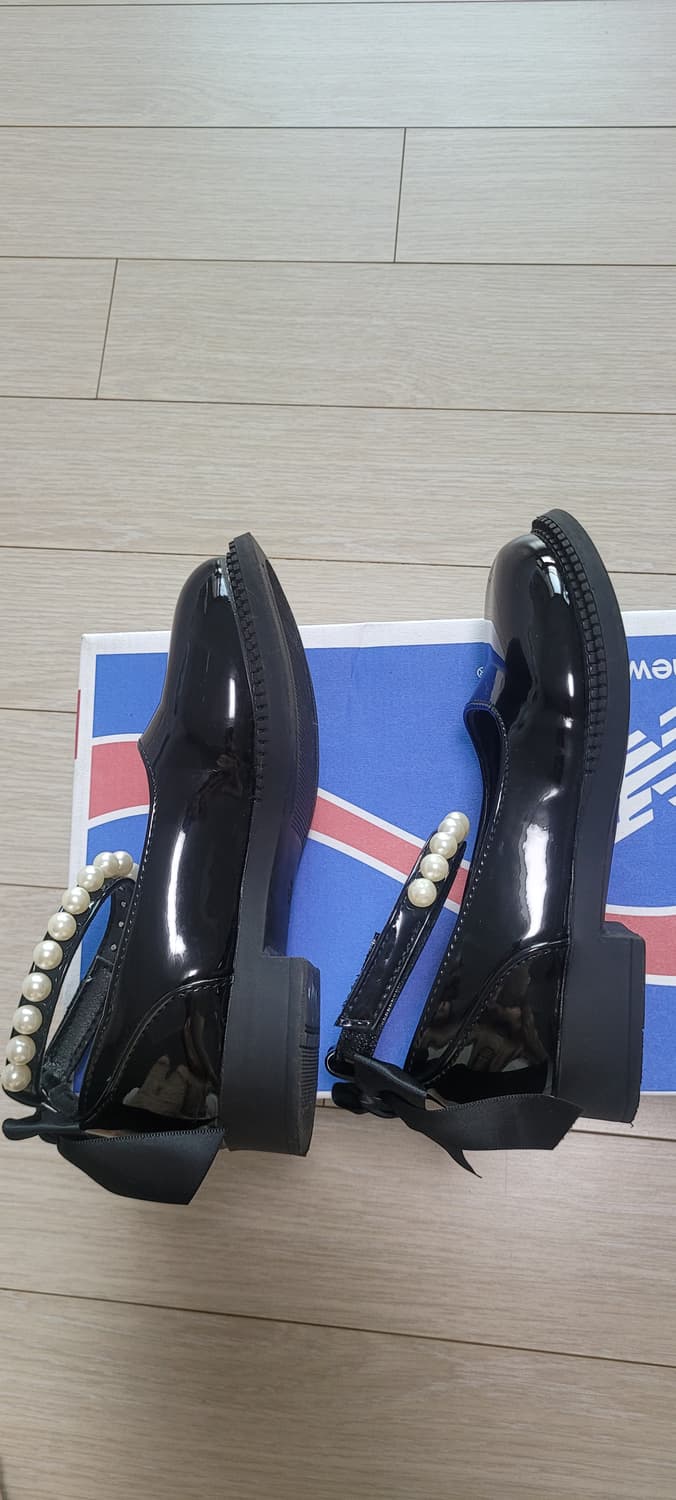 (여아205사이즈)검정 진주 리본 구두,연주회구두 상품이미지3