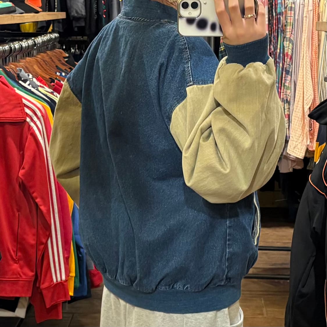 [HI] VTG 데님바시티자켓 중청 상품이미지5