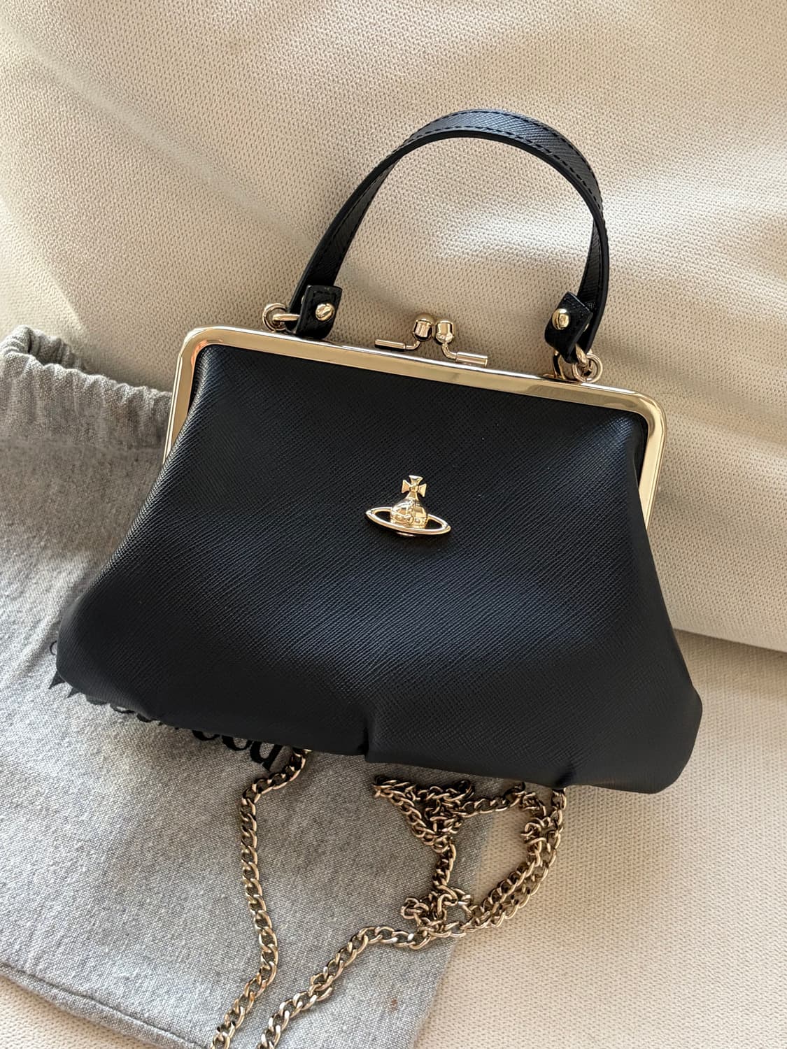 비비안웨스트우드 사피아노 복조리백  상품이미지3