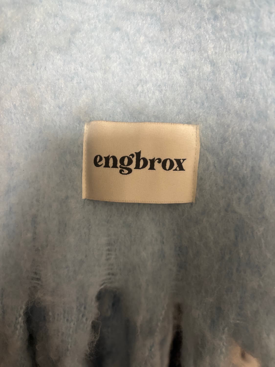 앵브록스 cotton candy muffler blue 카리나 목도리 상품이미지3