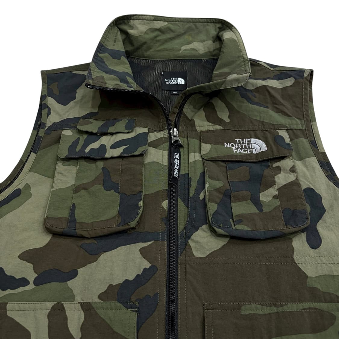 노스페이스 카모 플라쥬 밀리터리 바람막이 조끼 베스트 95 m 상품이미지3