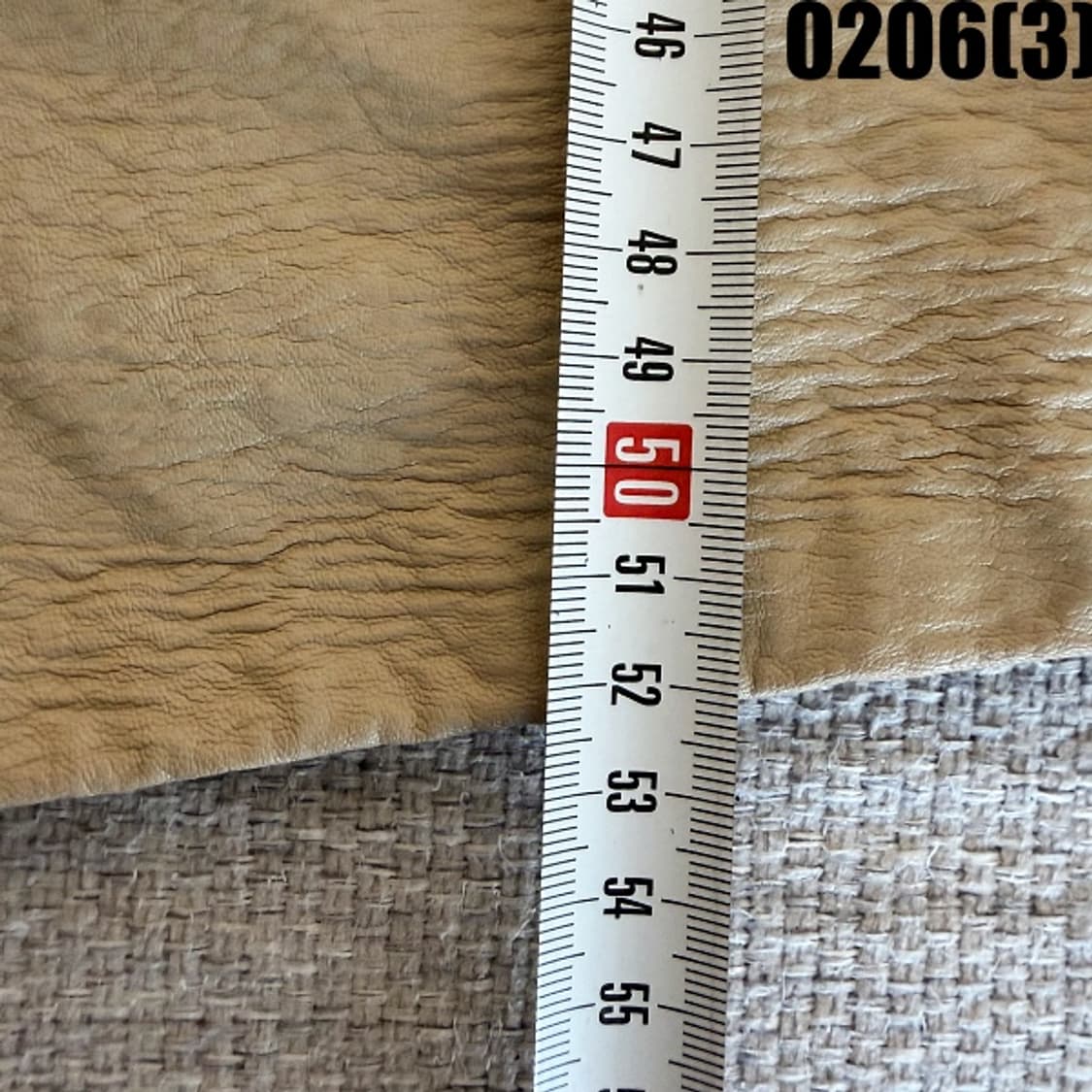 [S] 8 seconds 베이지 숏 크롭 레더 가죽 자켓 0206(3) 상품이미지8