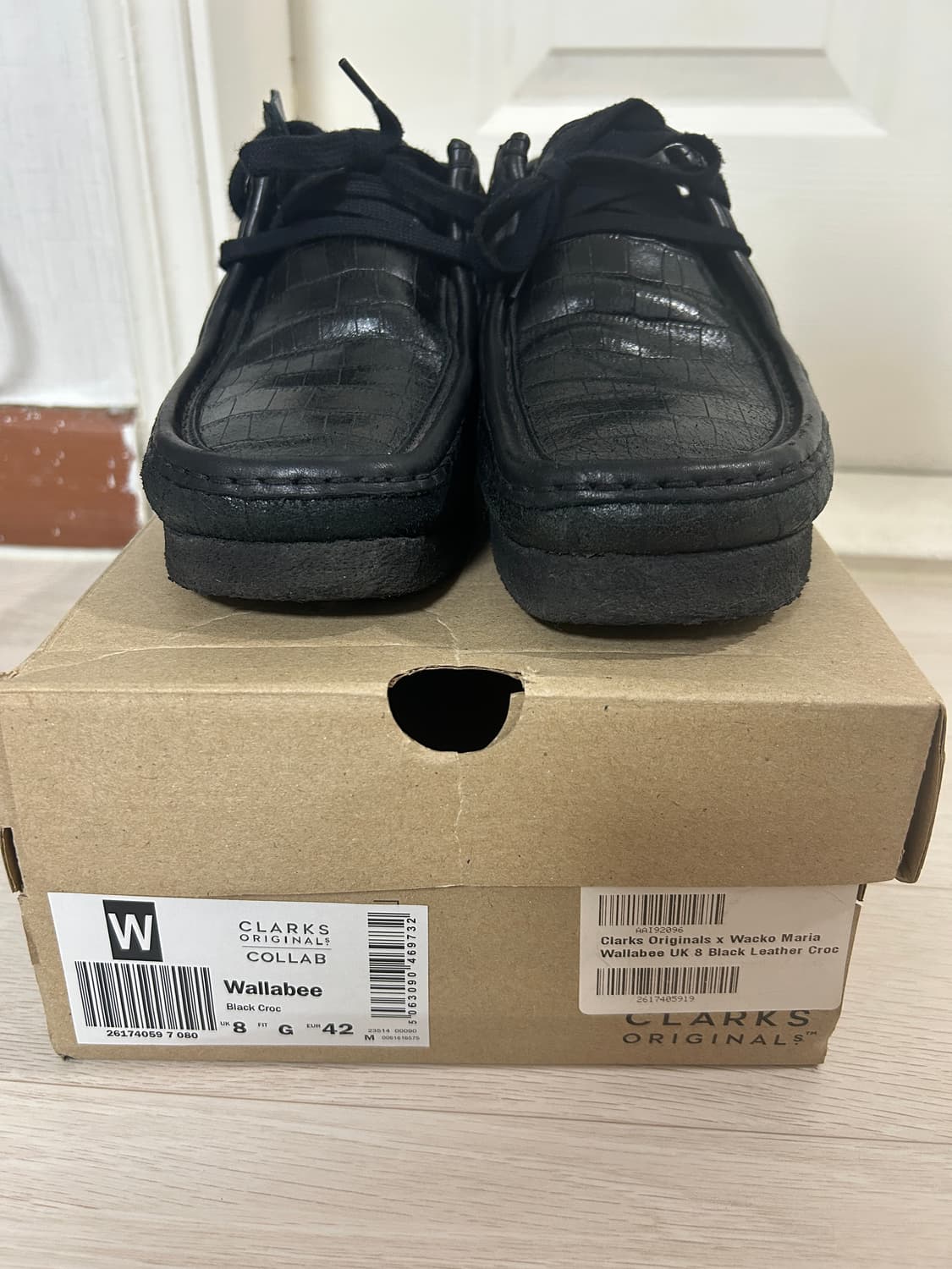 Wackmaria Clarks Wallabee crocodile 상품이미지2
