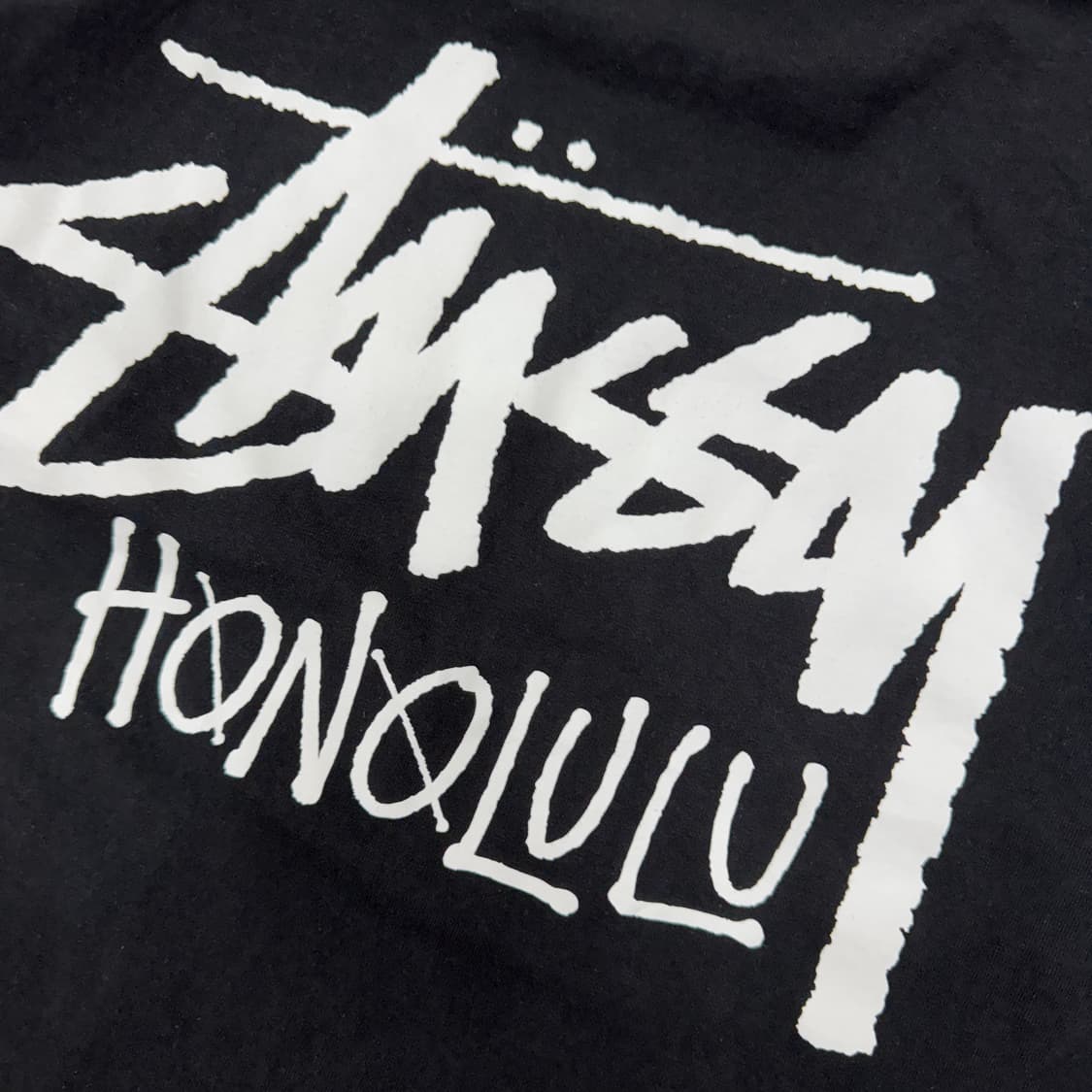 S Stussy 스투시 호놀룰루 빅로고 반팔 티셔츠  상품이미지5