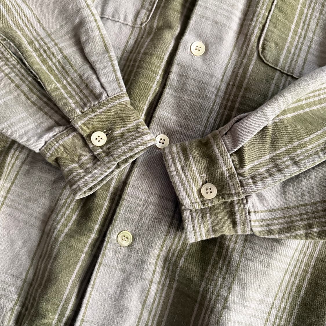 90s 올드 스투시 체크 셔츠 상품이미지5