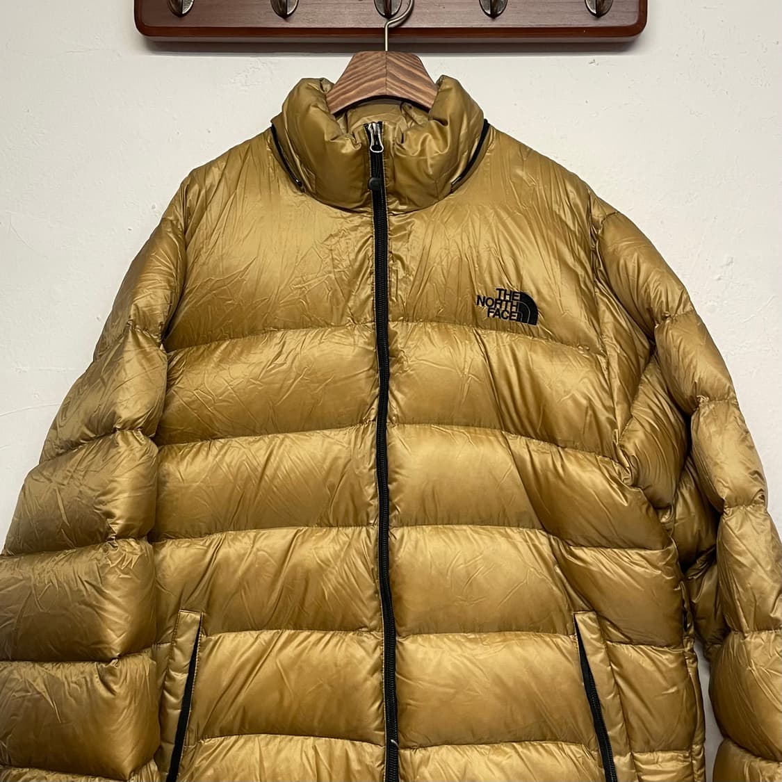 노스페이스 700 구스다운 골드 패딩 자켓  상품이미지3