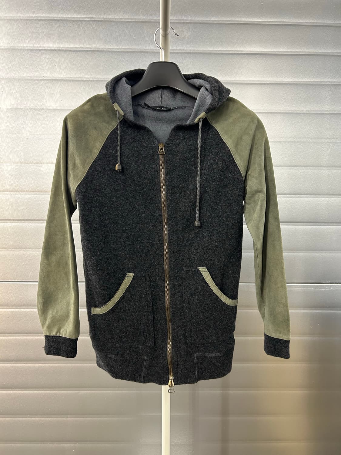 DACUTE 올리브 후드 집업 상품이미지2