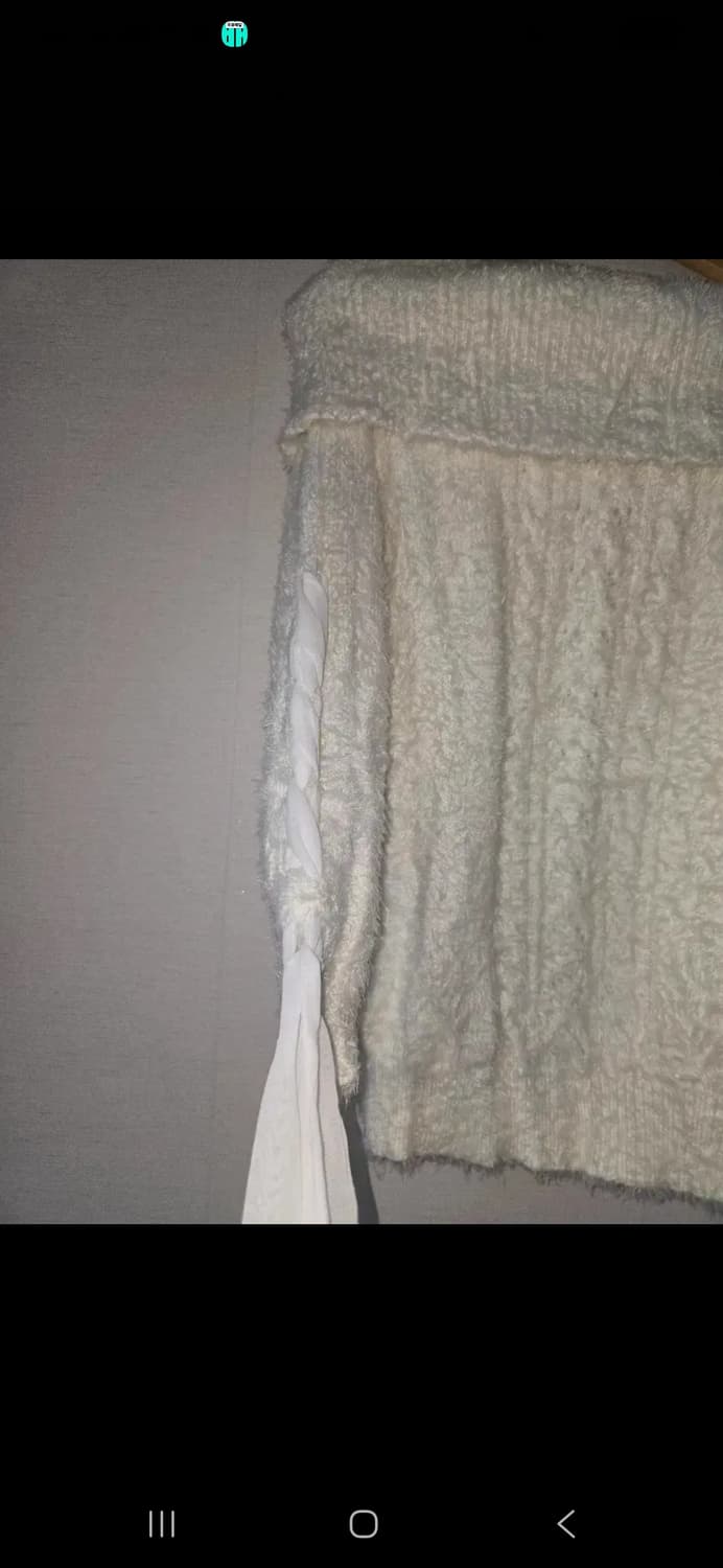 Lizlisa 리즈리사 아이보리 옾숄니트 상품이미지2