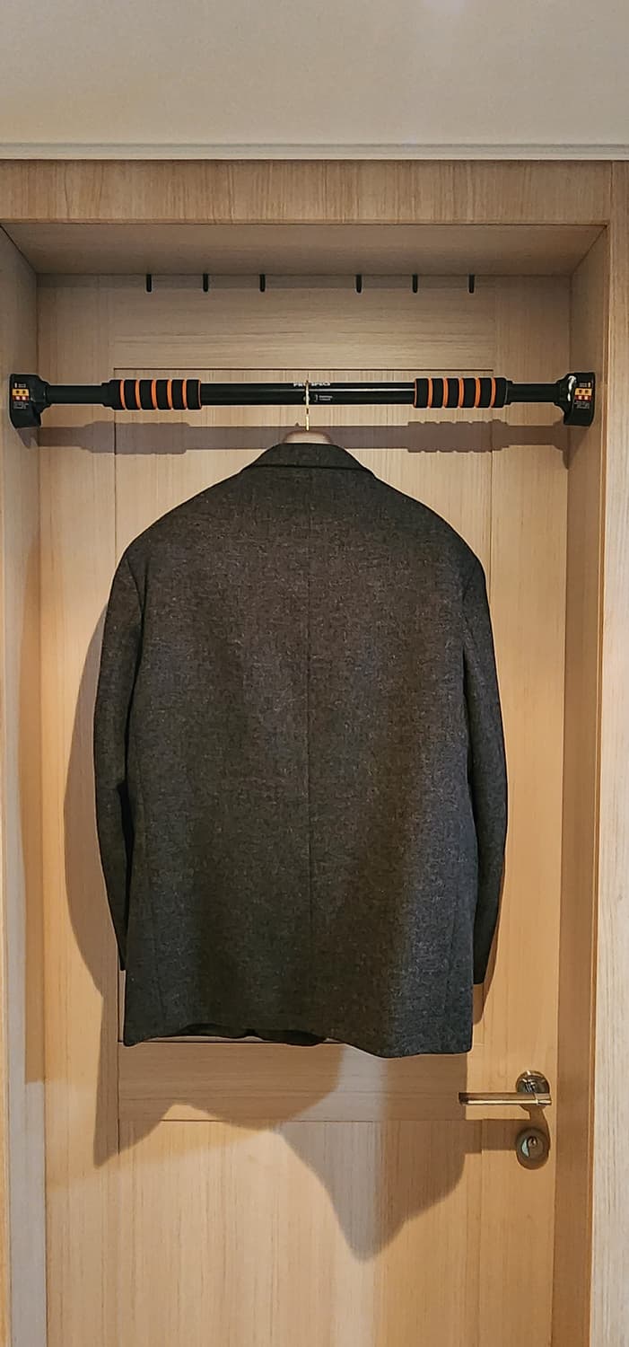 카키브라운 트위드 3버튼 자켓 3XL~4XL 상품이미지2