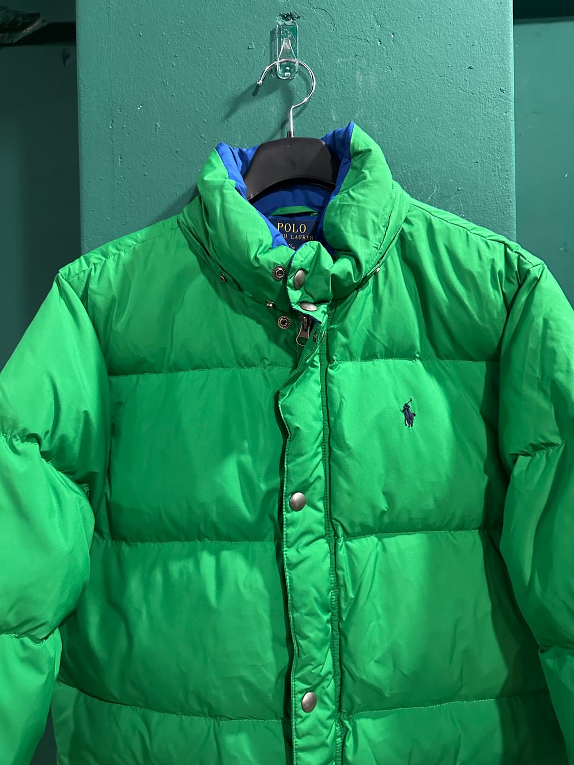 폴로 푸퍼패딩 그린XL 상품이미지2