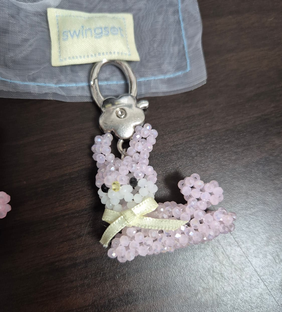 스윙셋 토끼 비즈 키링 상품이미지3