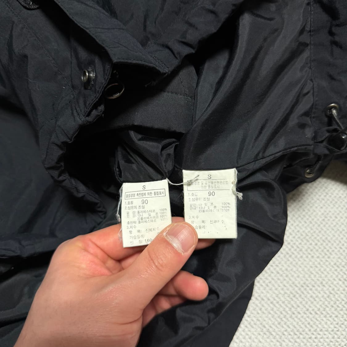 노스페이스 하이벤트 바람막이 자켓 (경량패딩 내피) 상품이미지5