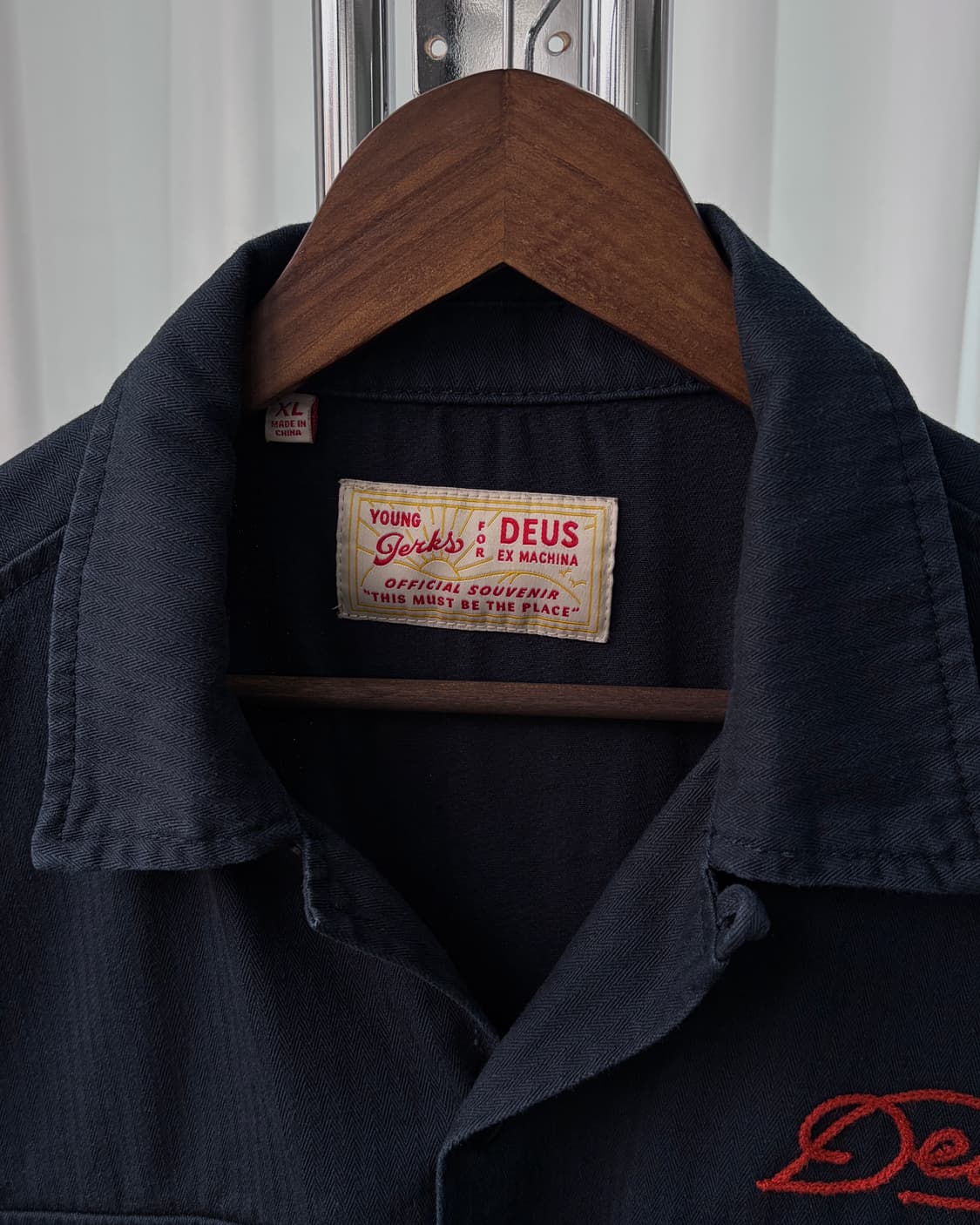 [XL]데우스 엑스 마키나 워크 셔츠 자켓 navy 상품이미지7