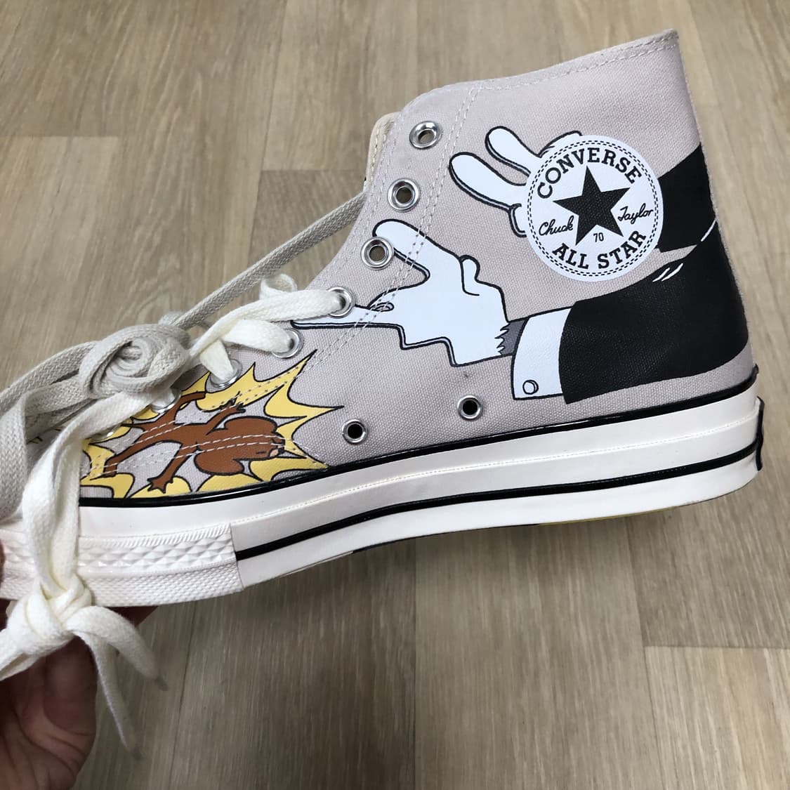 (290) 새상품 컨버스 CONVERSE 70's 척테일러 하이 그레이  상품이미지6