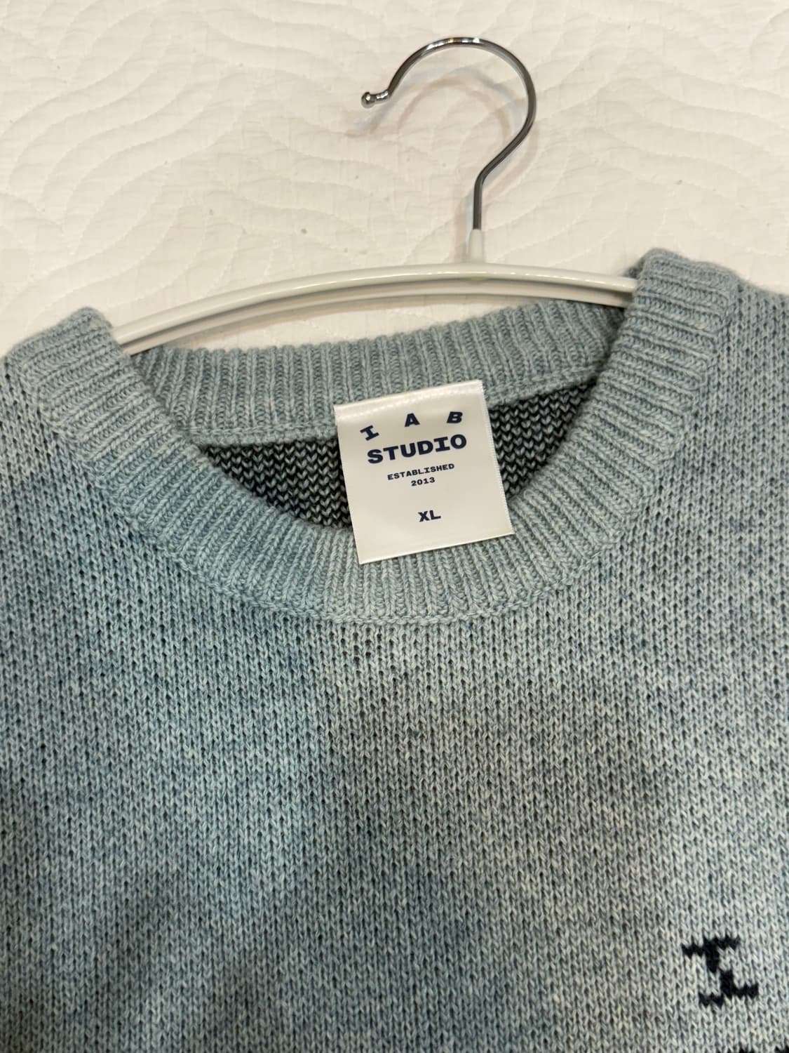 아이앱스튜디오 니트 스틸블루 XL 상품이미지3