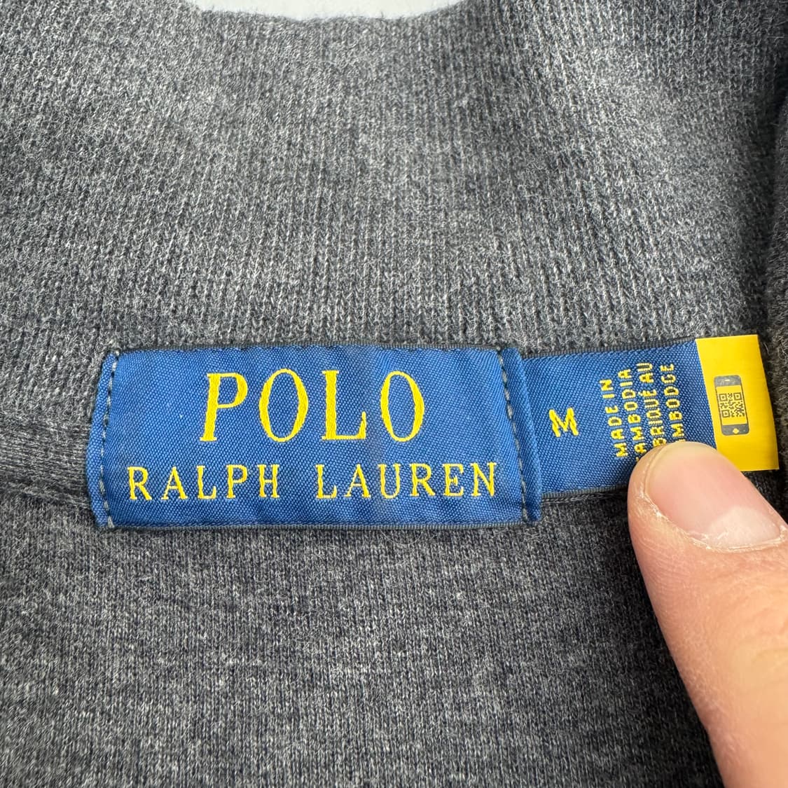 폴로 반집업 니트  상품이미지4