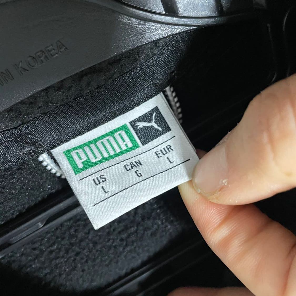 퓨마 반집업 후리스 긴팔 6004 상품이미지5