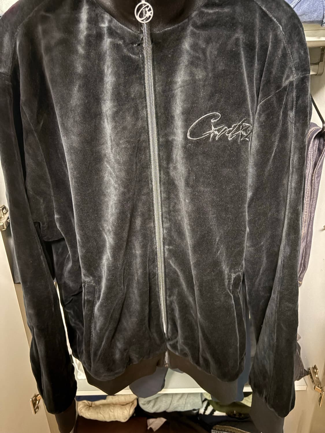 코르테이즈 벨루어 트랙자켓 m 상품이미지2