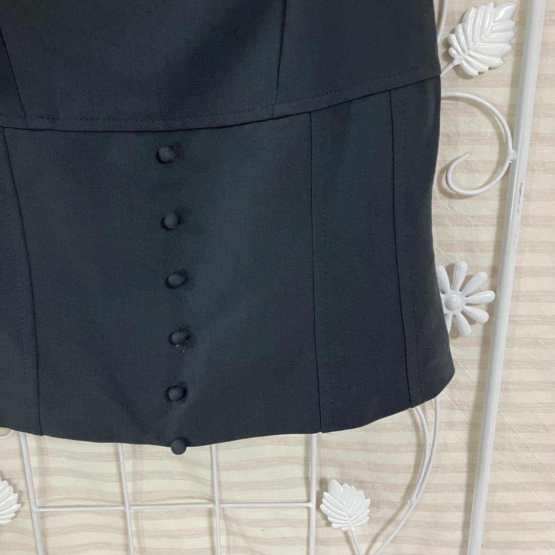 빈티지 딥블루 레이스 블라우스 905 y2k 스트릿 모리 갸루 일본빈티지 상품이미지4