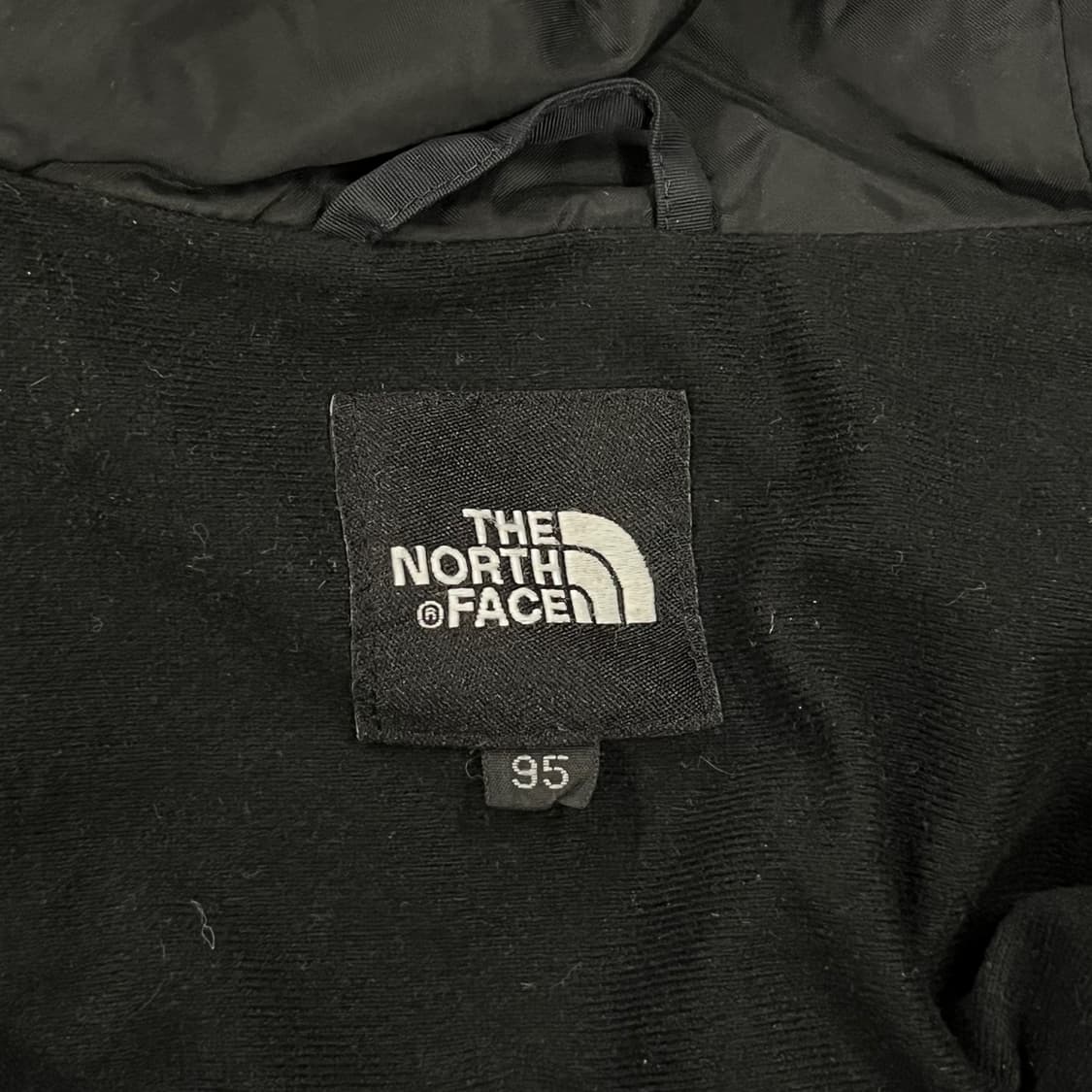 [정품/XL] 노스페이스 블랙 바람막이 후드 자켓 b14 상품이미지5