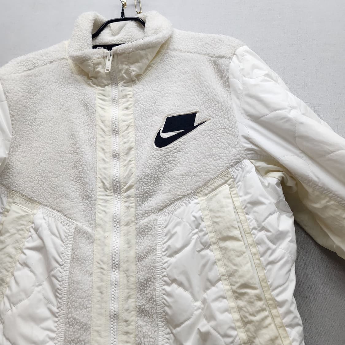 나이키 로고 쉐르파 퀄팅 투웨이 자켓 M(L) 남여공용 상품이미지3