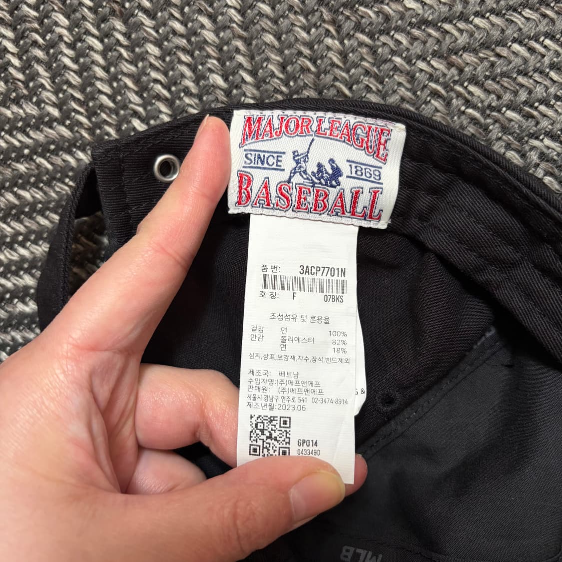 MLB LA 다저스 블랙 볼캡 모자(OS) 상품이미지5