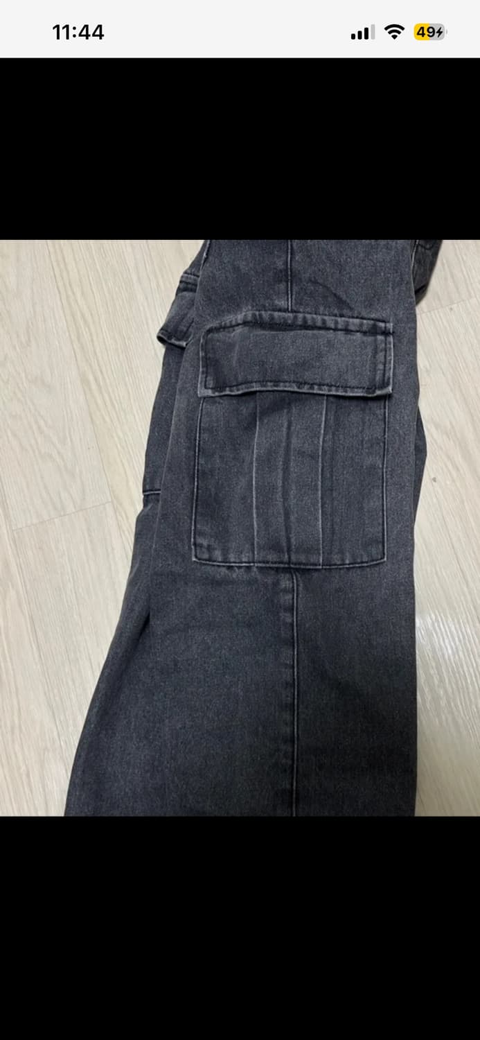 투턱 카고 데님팬츠 상품이미지1