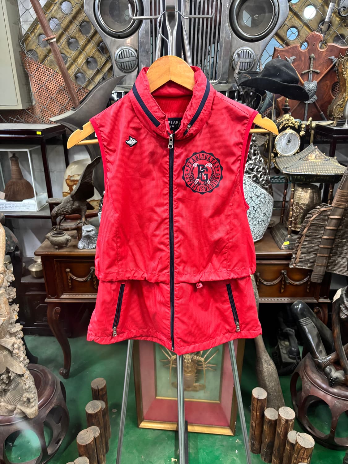 파리게이츠(PEARLY GATES) 골프 바람막이 조끼 상품이미지1