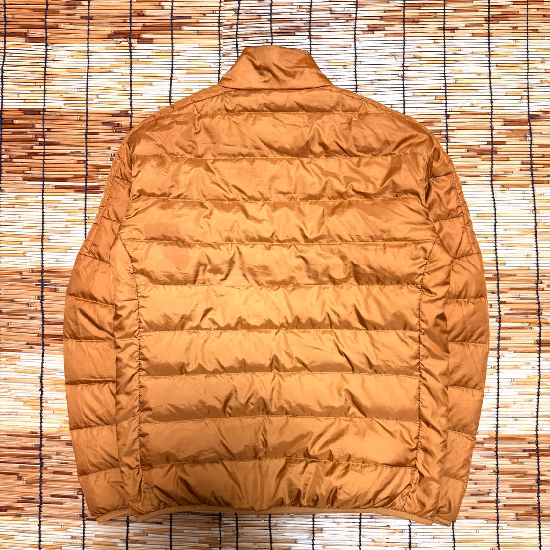 아디다스 황금컬러 반사이드라인 경량 패딩 자켓 L 상품이미지2