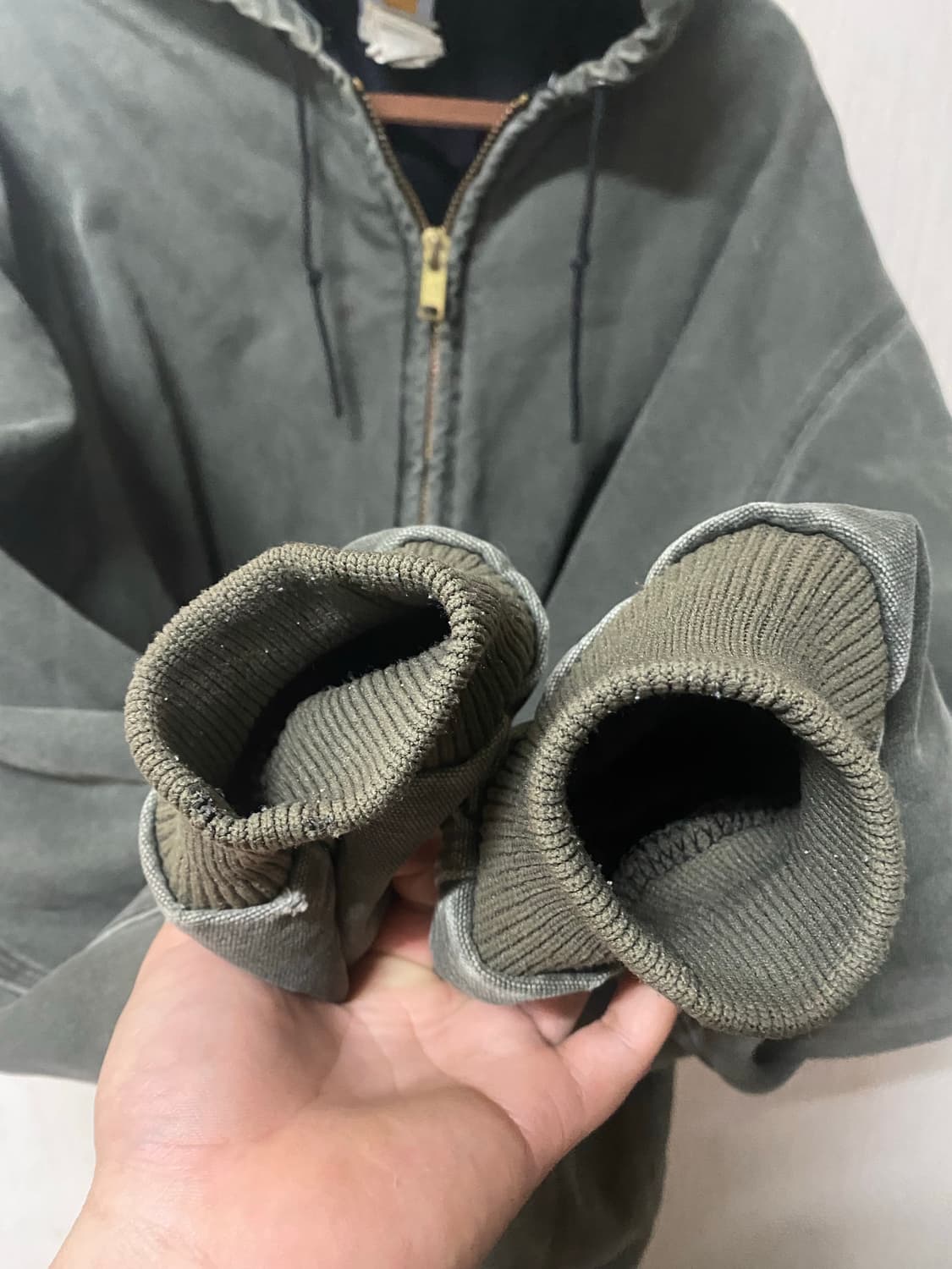 칼하트 J68 액티브 자켓 모스 그린 상품이미지4