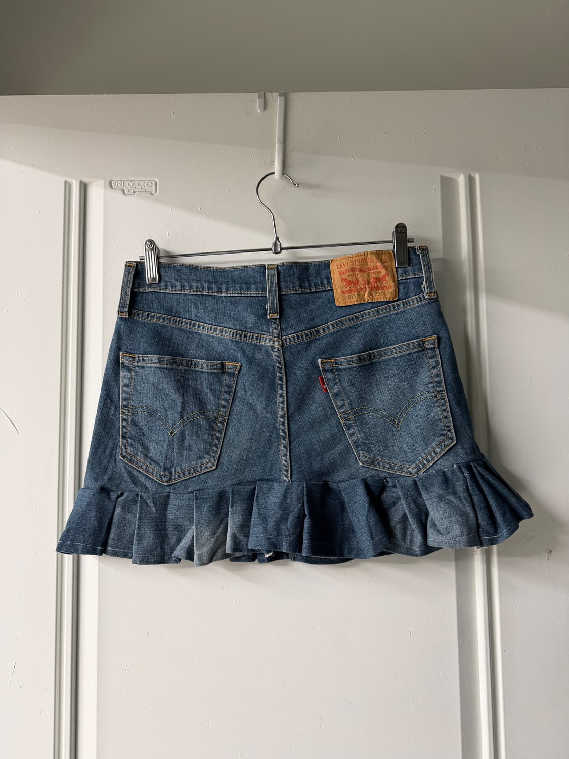 일본빈티지 리바이스 프릴 청치마 상품이미지9