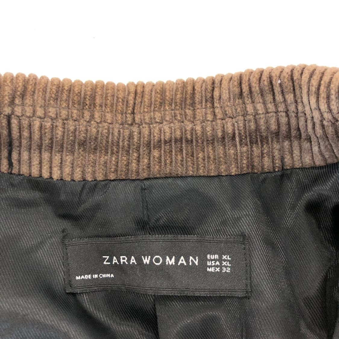 자라 코듀로이 더블자켓 XL 상품이미지5