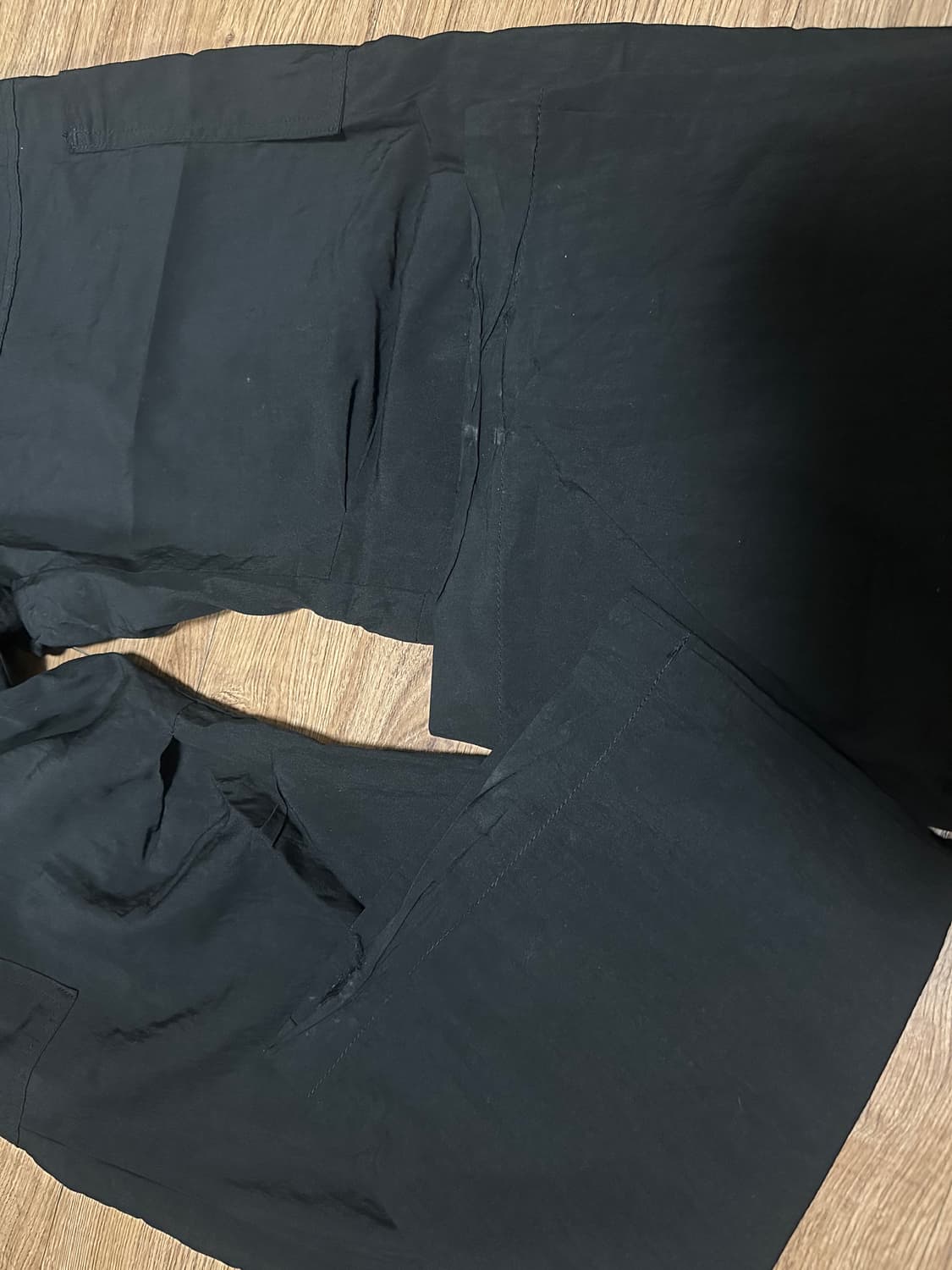 플리즈노팔로우 22ss 빈티지 카고 팬츠 블랙 상품이미지5