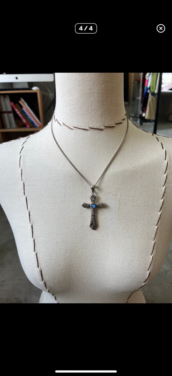 925 silver cross 목걸이 상품이미지1