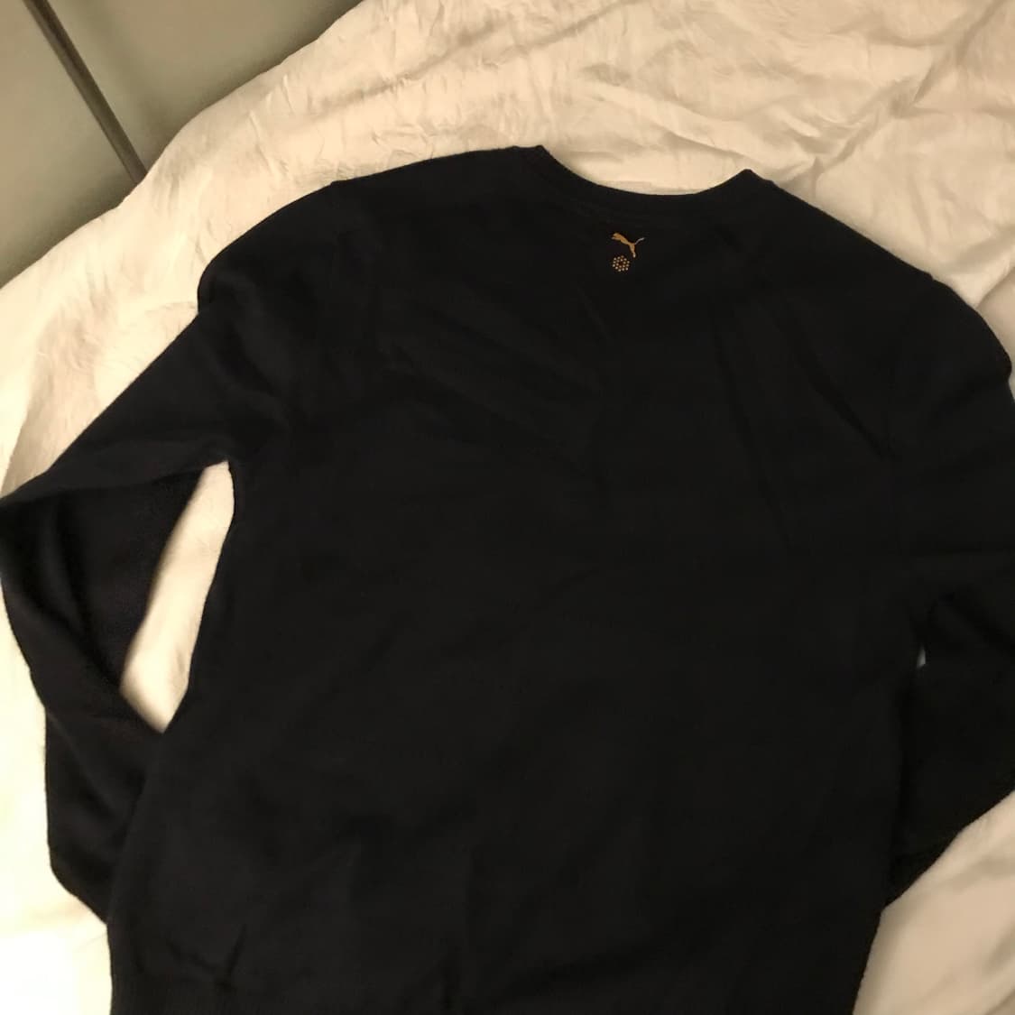 Puma 푸마 여리핏 네이비 브이넥 니트 상품이미지5