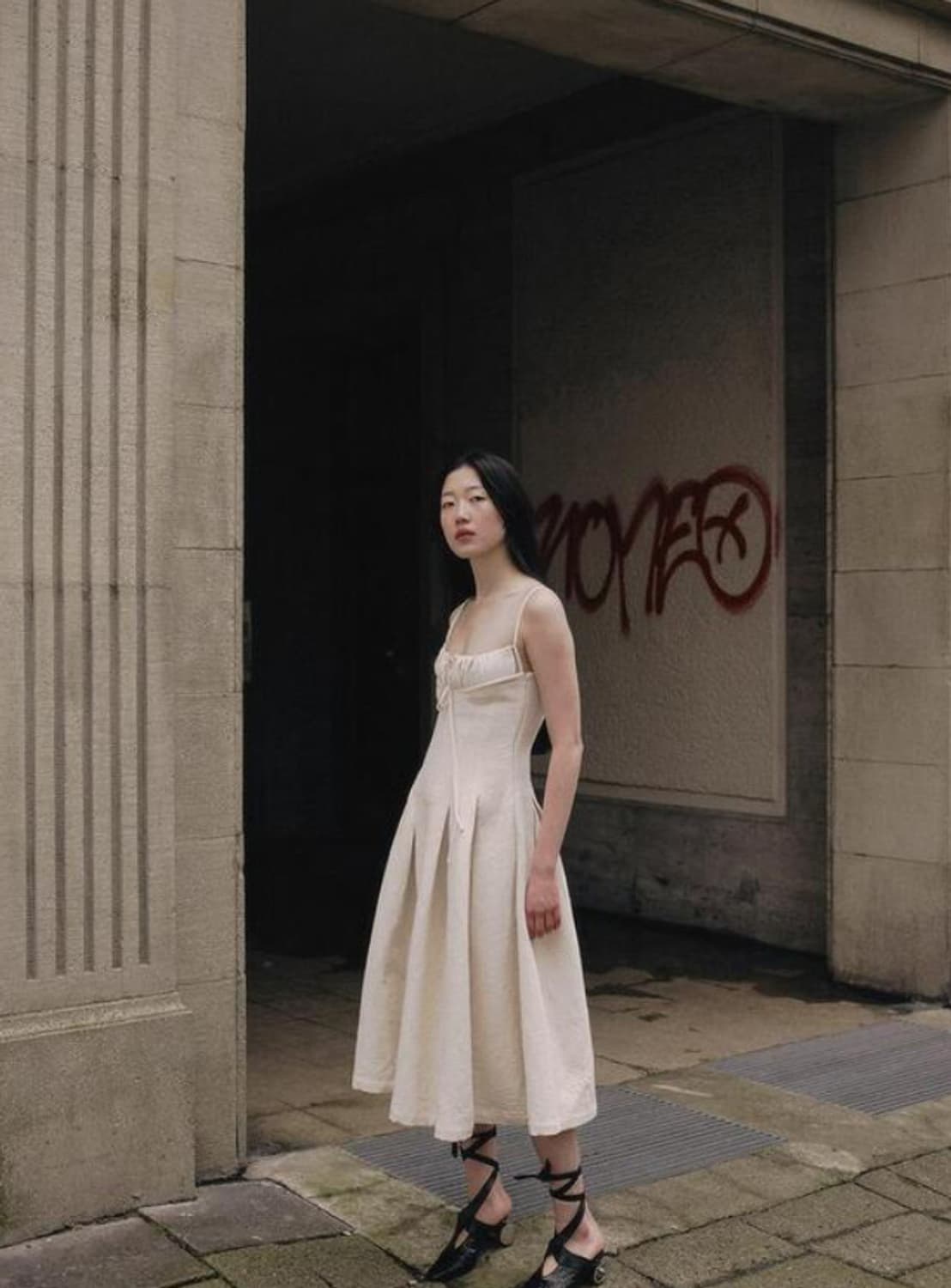 누아믹 원피스 [티파니 착용] Levé Dress Ivory 상품이미지3