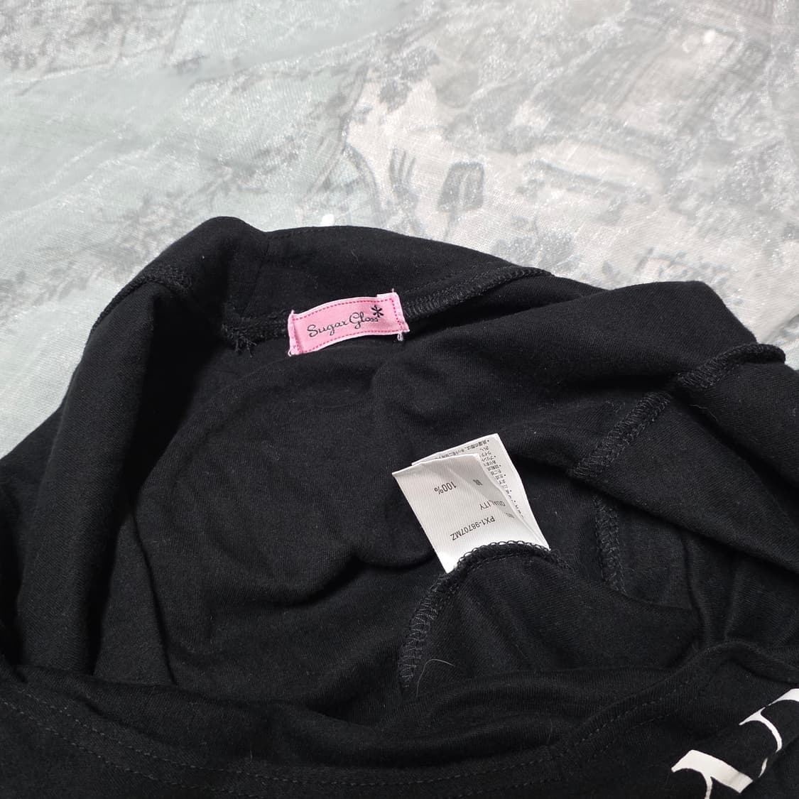 마즈 슈가글로스 백리본 갸루 반팔탑
펑크갸루y2k 상품이미지3